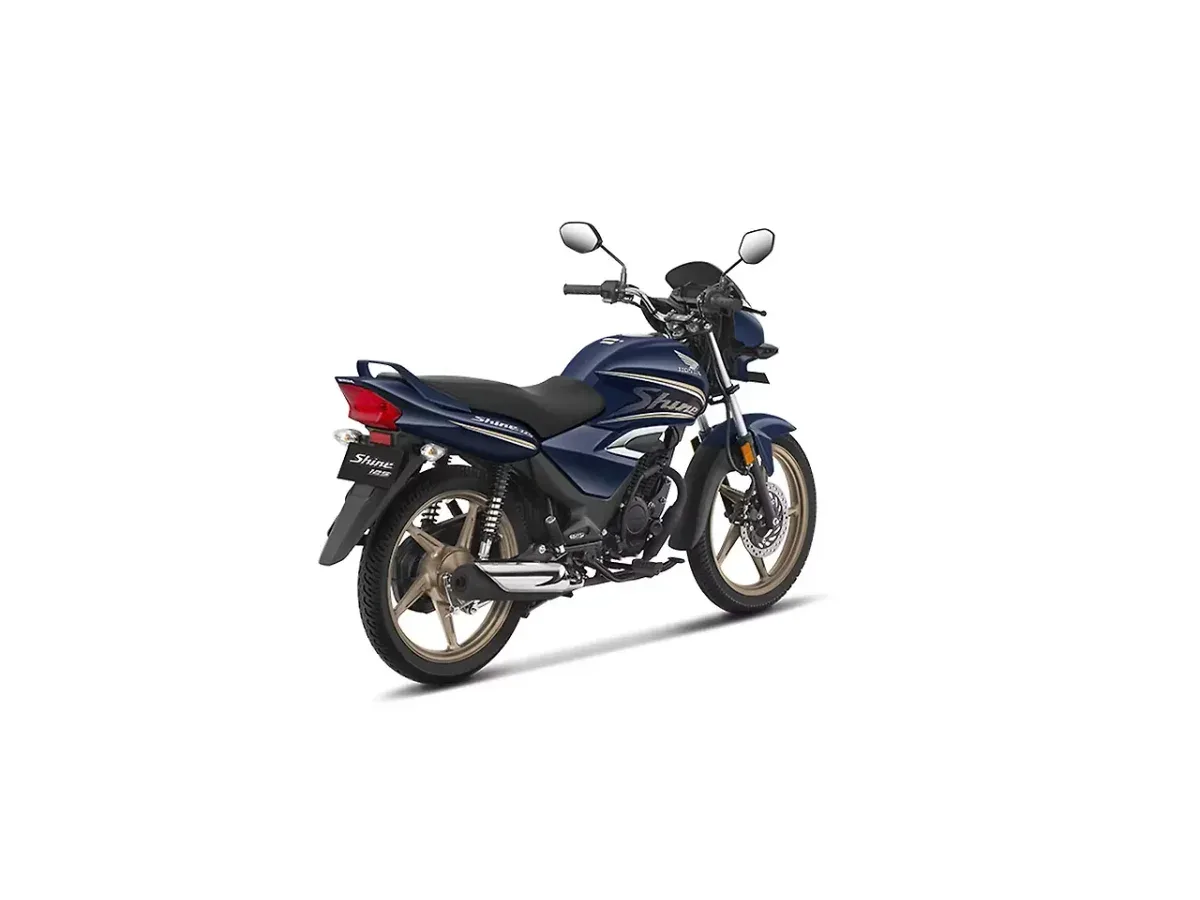 Honda Shine rear right three-quarter view