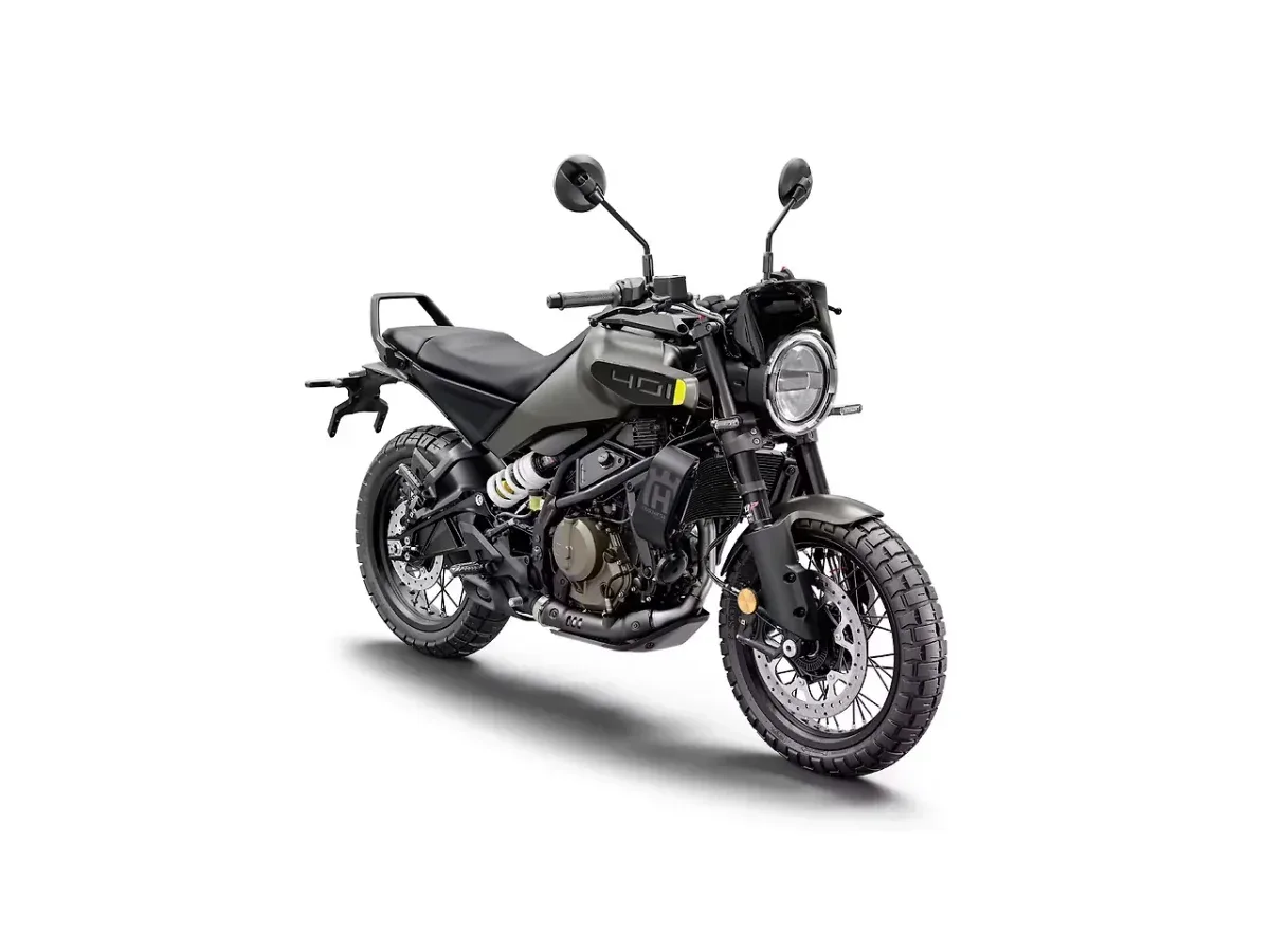 Husqvarna Svartpilen 401 front right three-quarter view