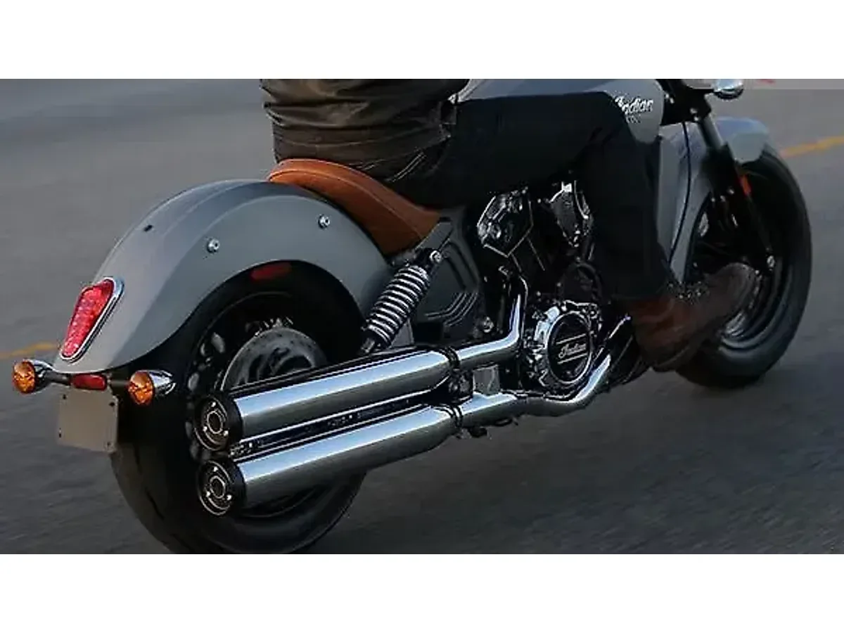 Indian Scout dual exhaust