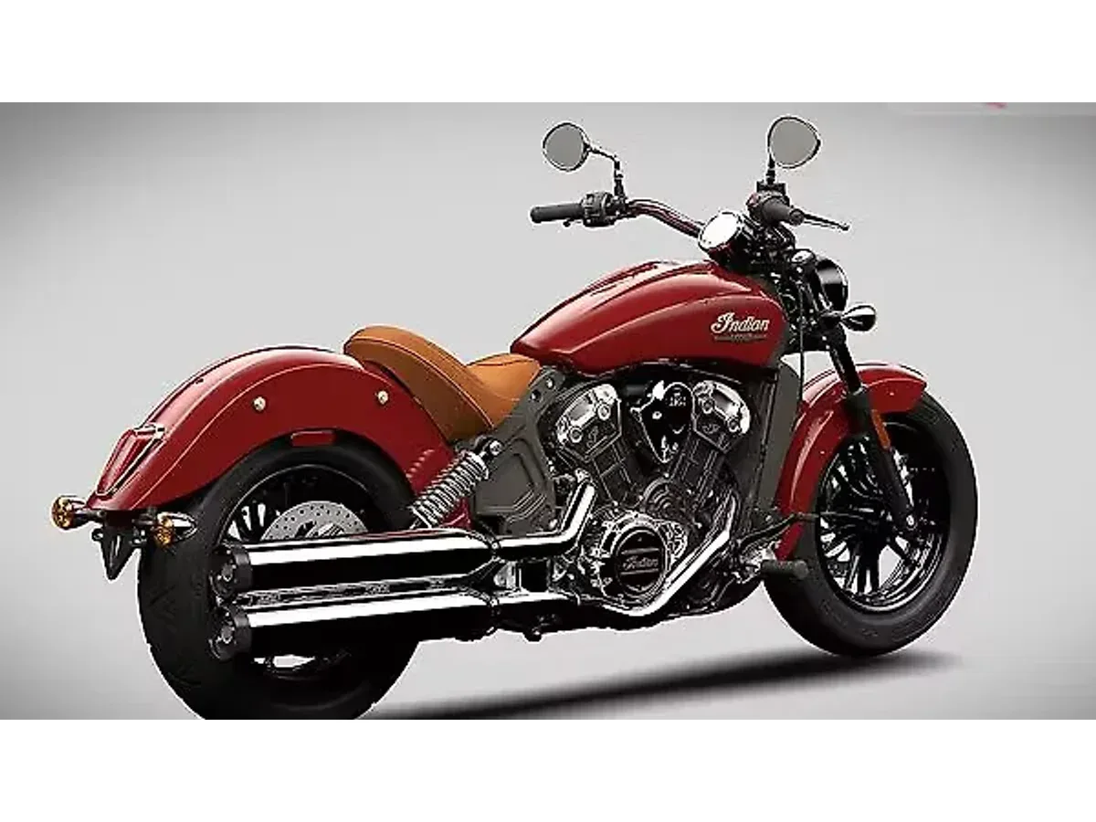 Indian Scout rear right three-quarter view
