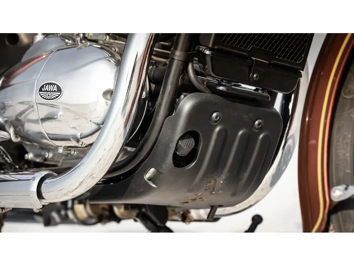 Jawa 350 engine bash plate