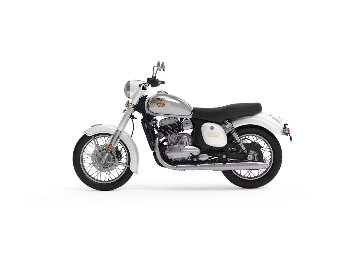 Jawa 350 in White