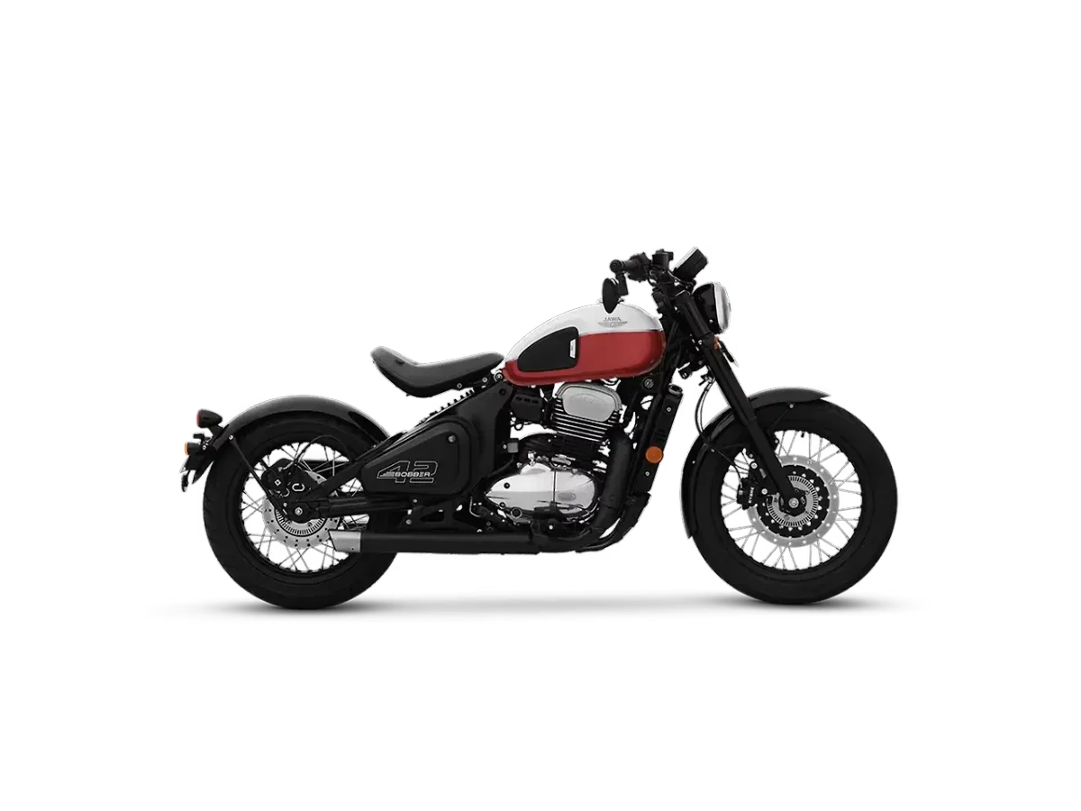 Jawa 42 Bobber in Jasper Red