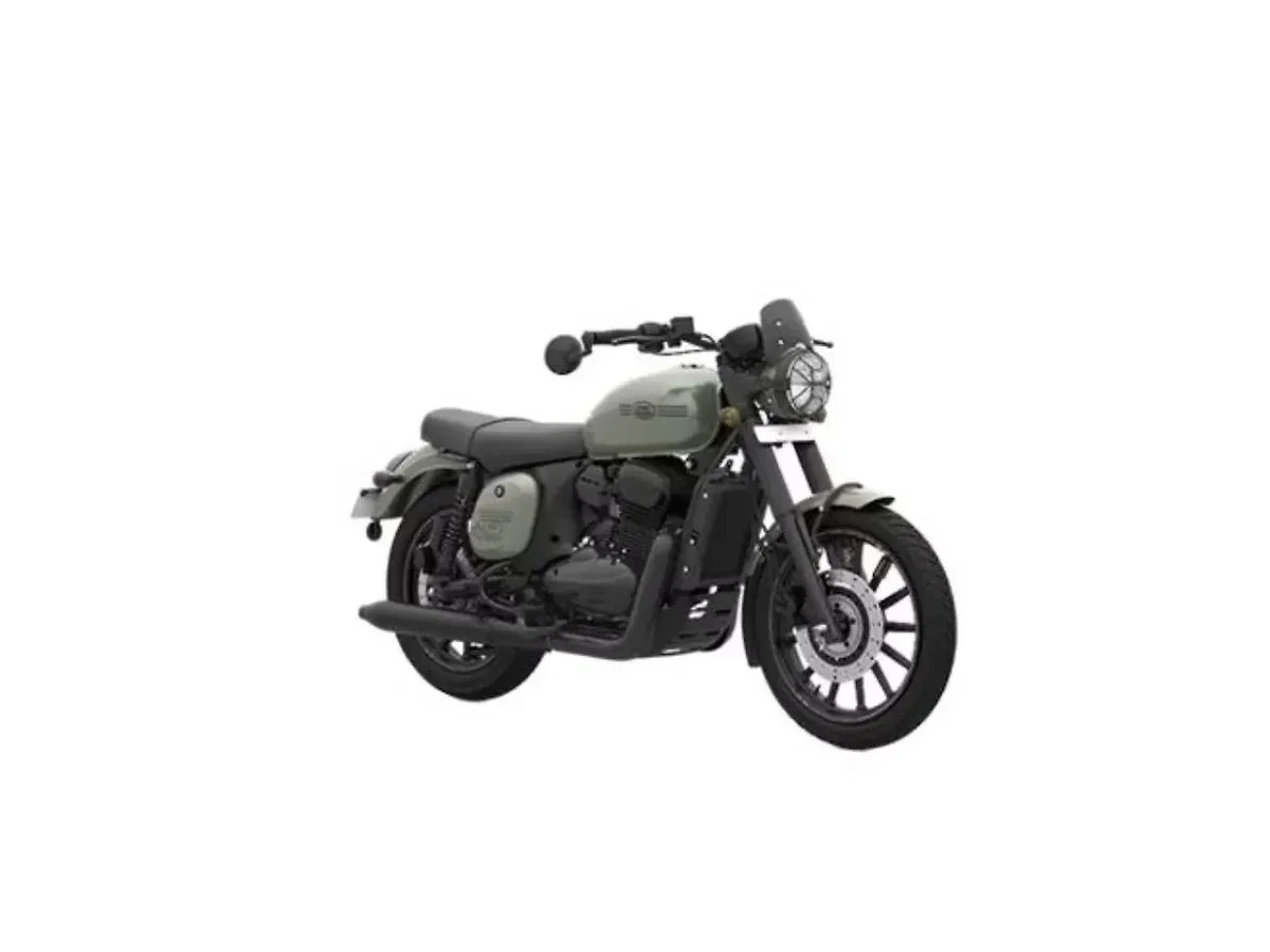 Jawa 42 right front three-quarter view