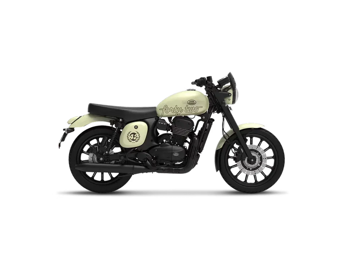 Jawa 42 right side profile