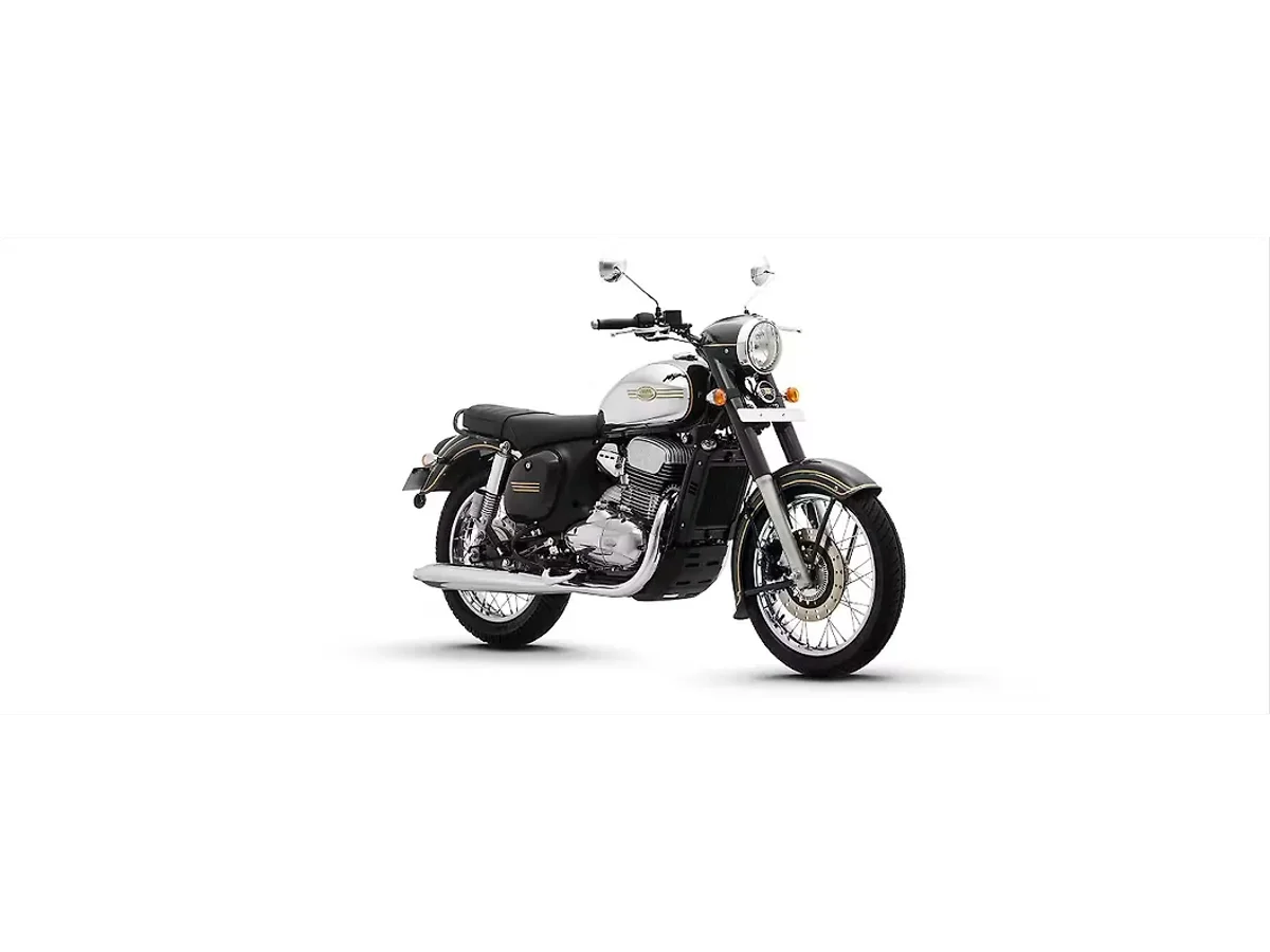 Jawa Standard in Jawa Black colour side profile