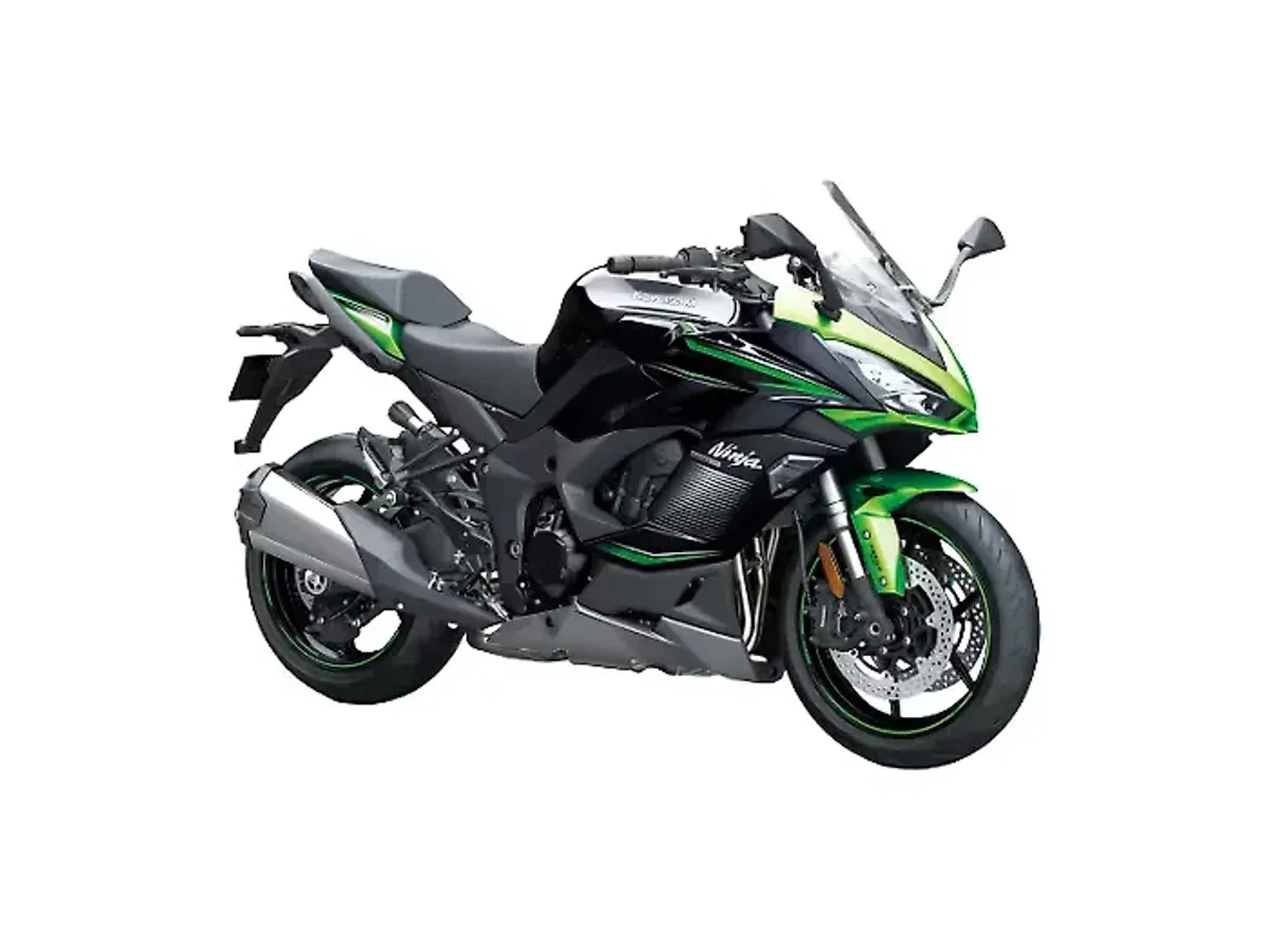 Kawasaki Ninja 1000 Emerald Blazed Green right side profile