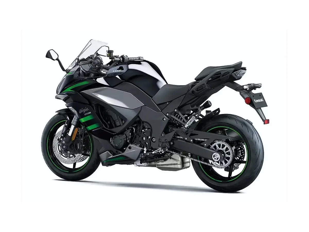Kawasaki Ninja 1000 right rear three-quarter view