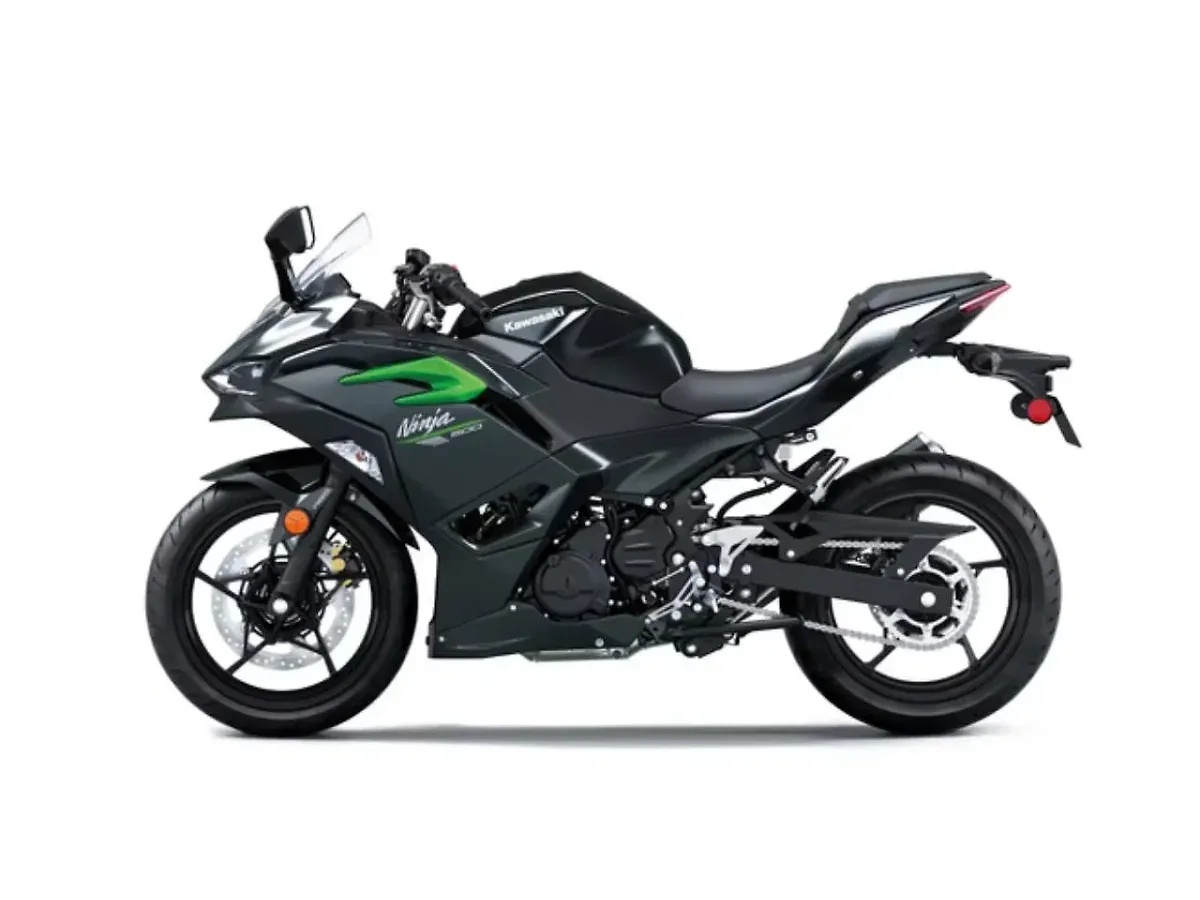 Kawasaki Ninja 500 left side profile