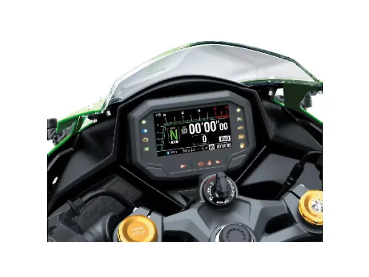 Kawasaki Ninja ZX-4R TFT instrument cluster