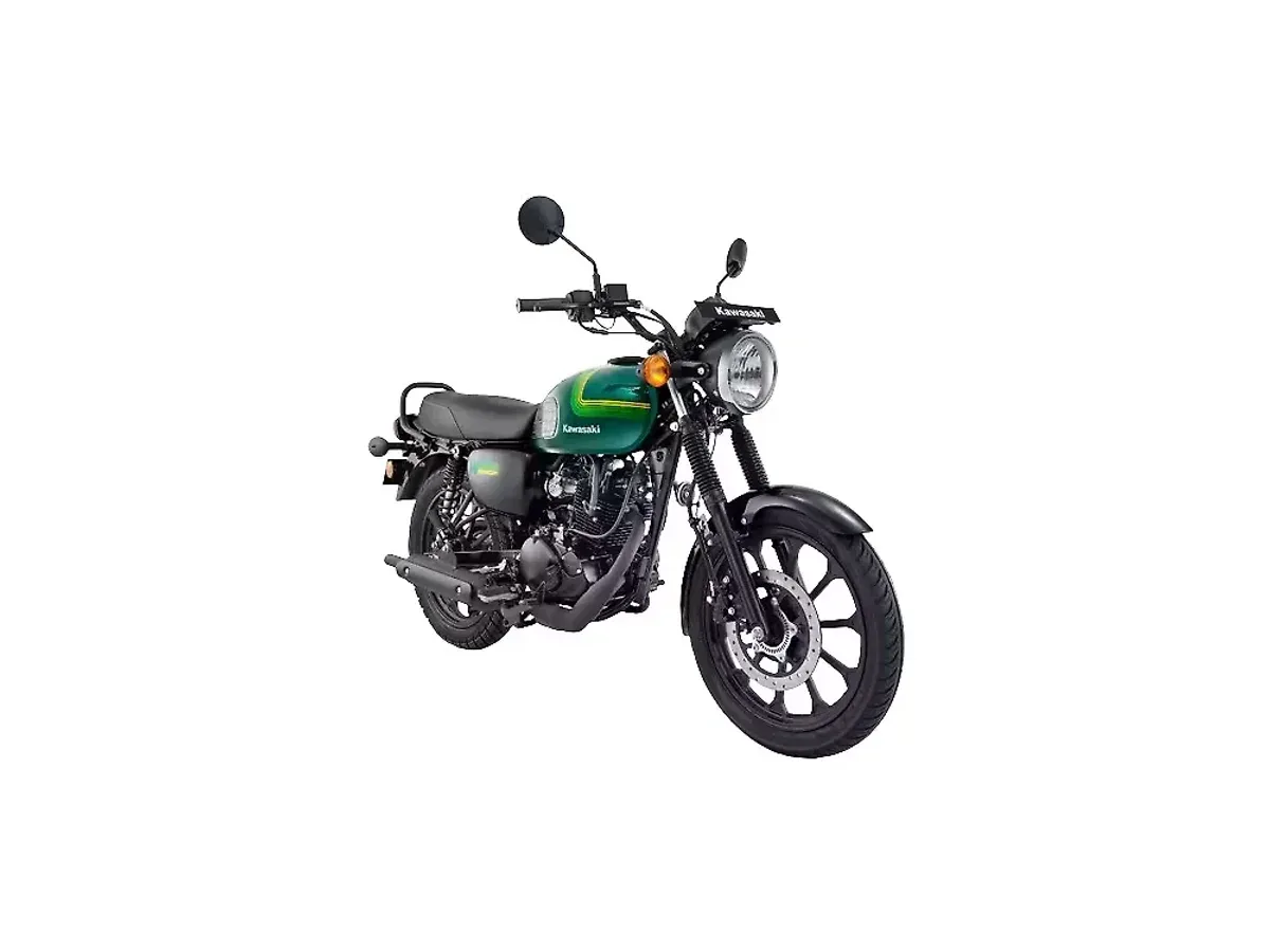 Kawasaki W175 Candy Emerald Green colour option