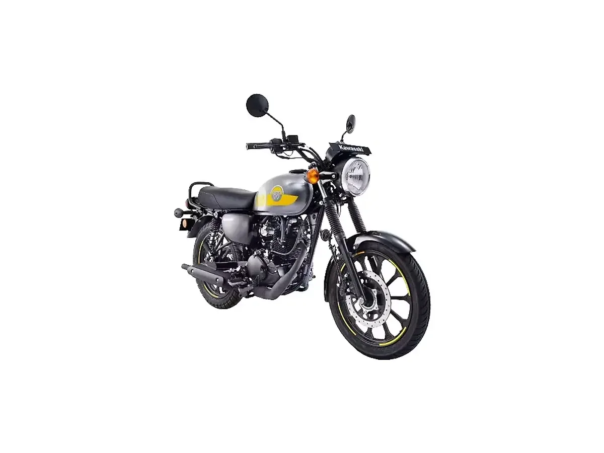 Kawasaki W175 Metallic Moondust Gray colour option