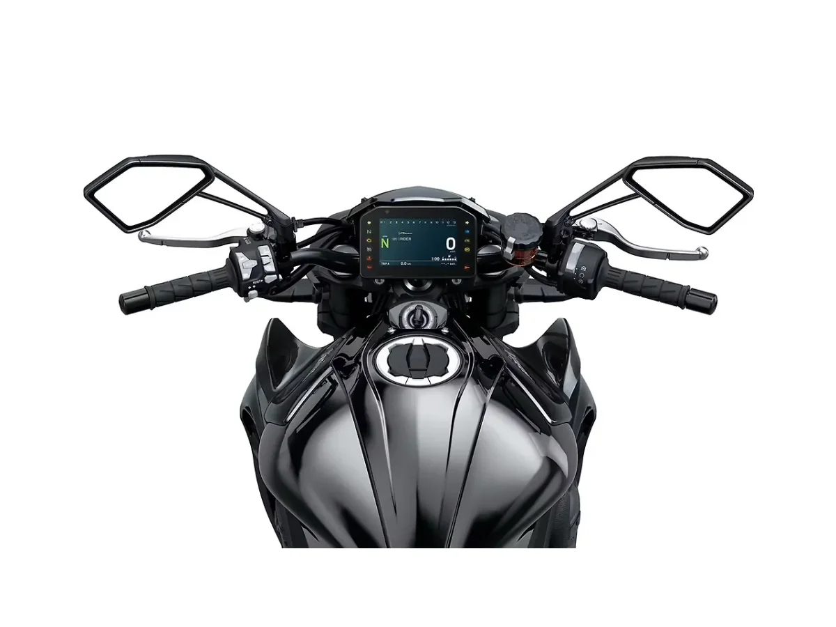 Kawasaki Z1100 handlebar cockpit