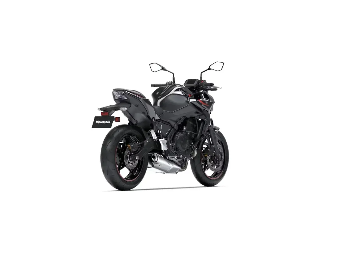 Kawasaki Z650 right rear three quarter view