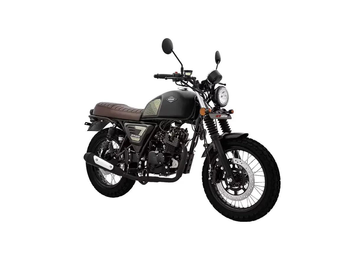 Keeway SR125 Glossy Black colour option