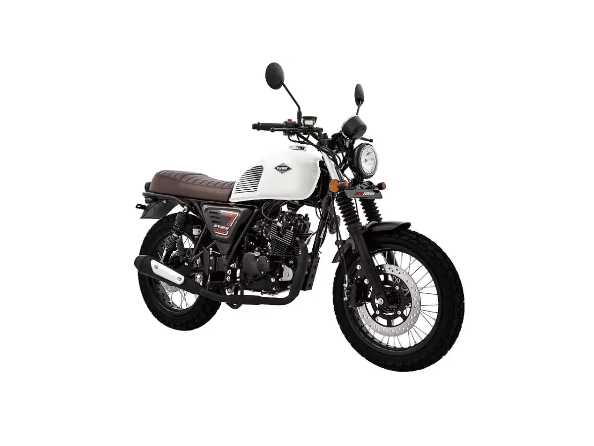 Keeway SR125 Glossy White colour option