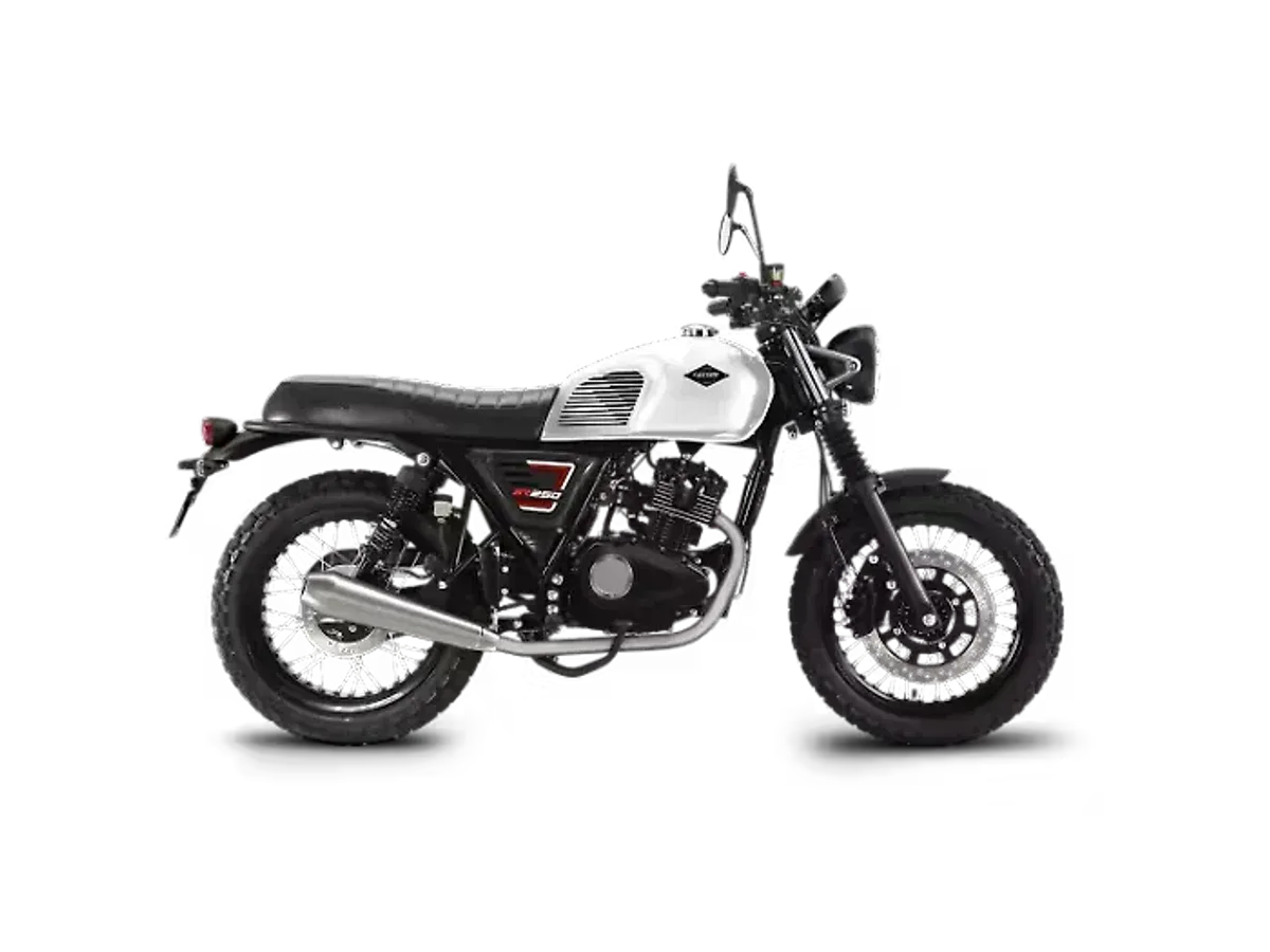 Keeway SR250 Glossy White colour option