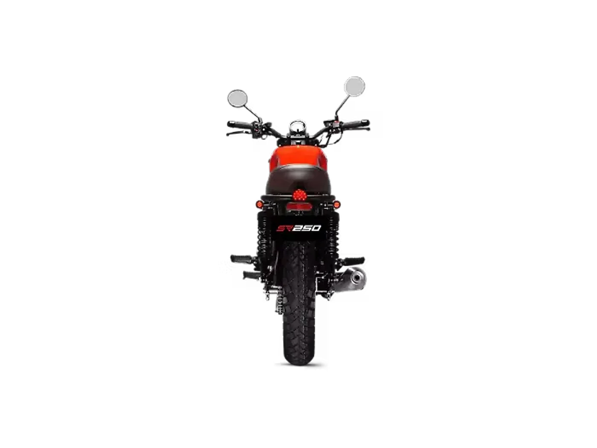 Keeway SR250 rear view