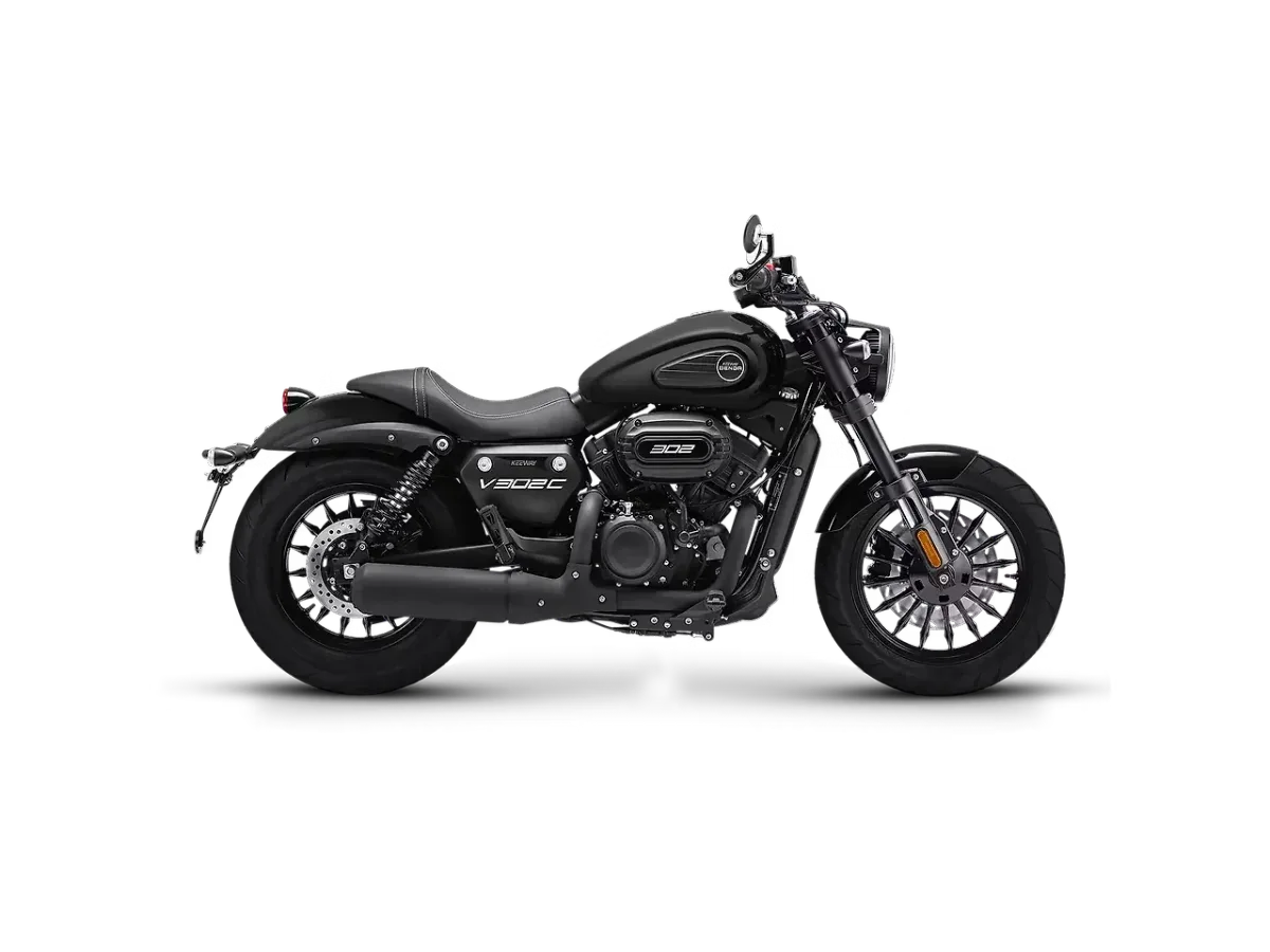 Keeway V302C Glossy Black colour option