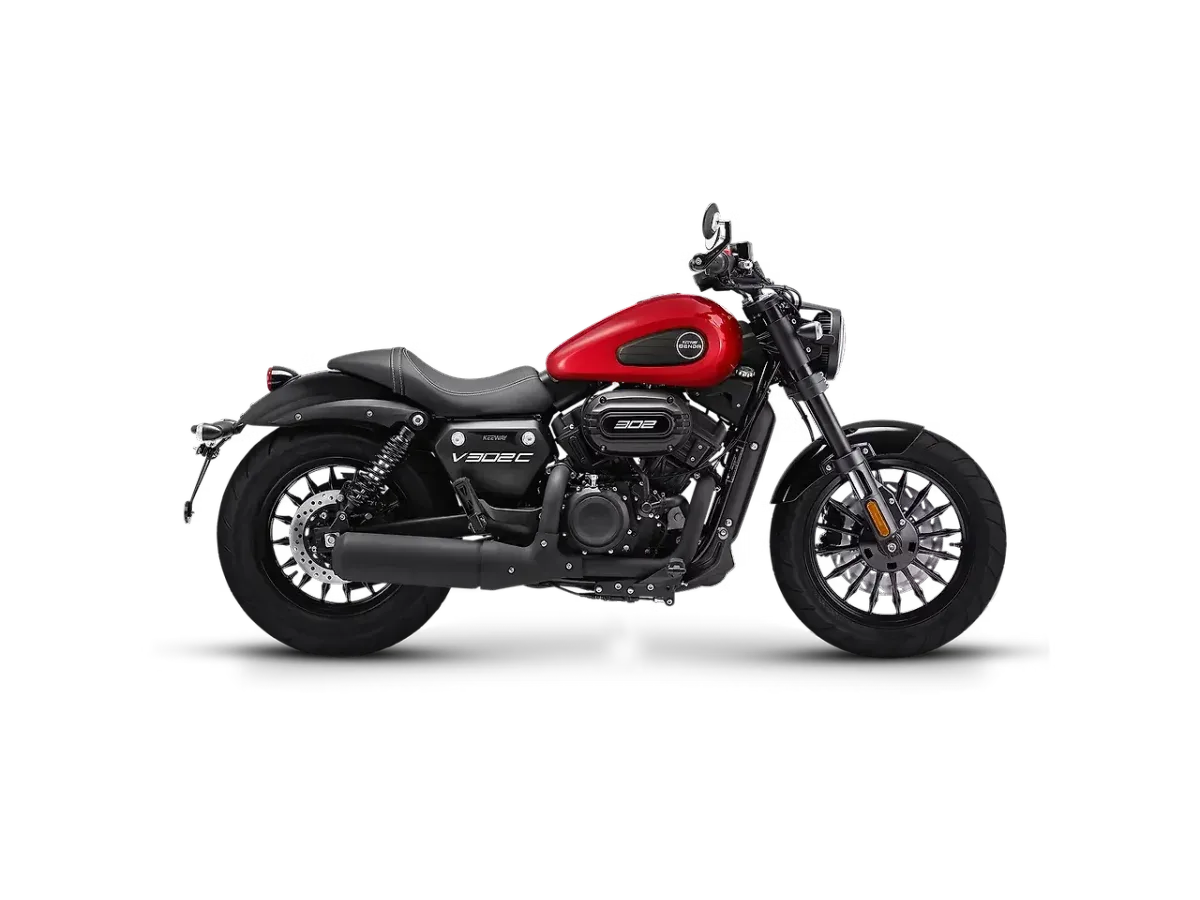 Keeway V302C Glossy Red colour option