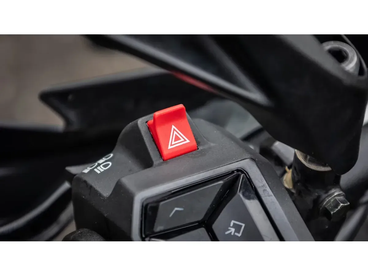 KTM 250 Adventure hazard warning switch