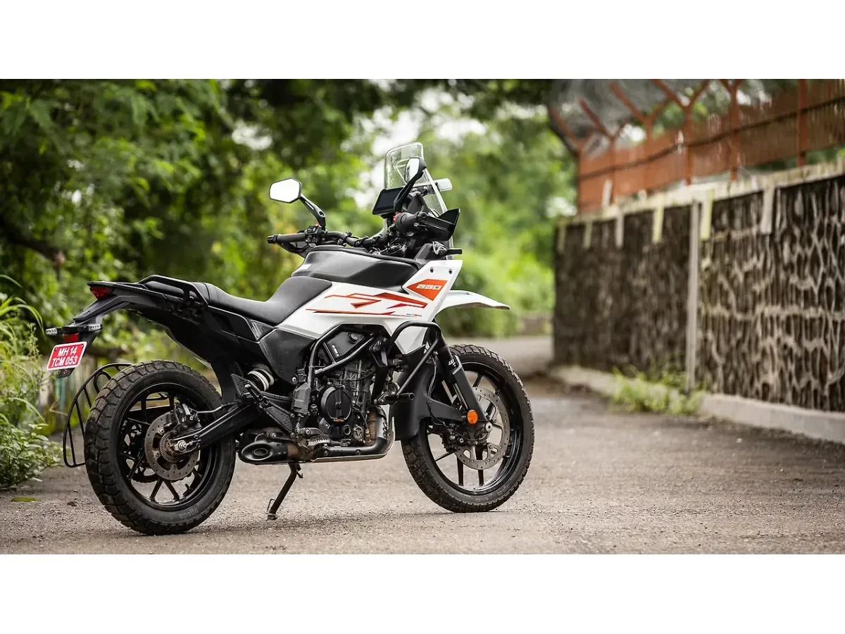 KTM 250 Adventure right rear three-quarter view