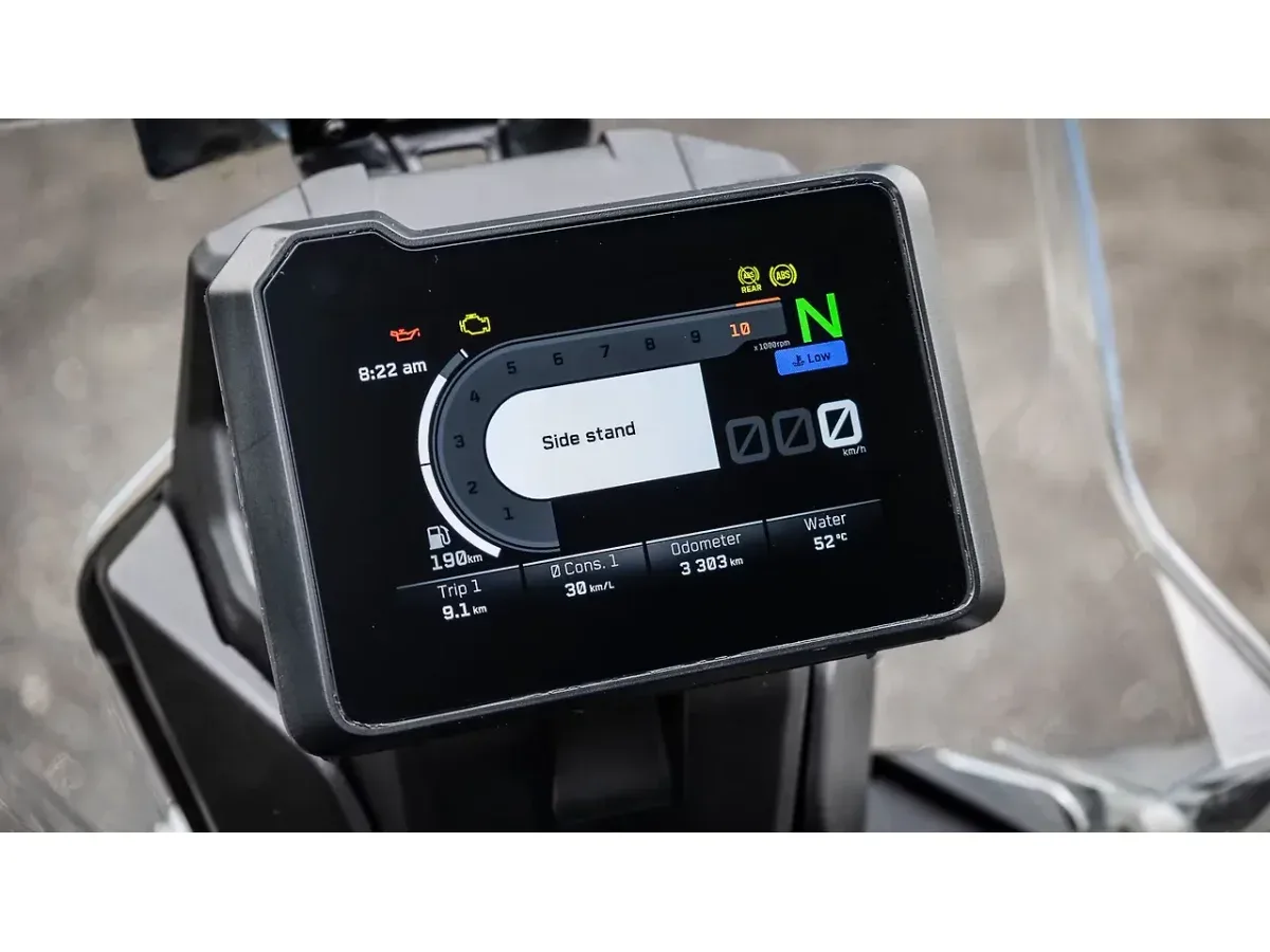 KTM 250 Adventure TFT instrument cluster