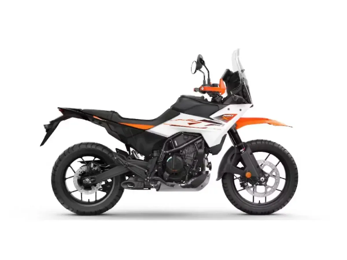 KTM 390 Adventure X Ceramic White colour option