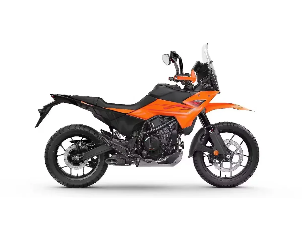 KTM 390 Adventure X Electronic Orange colour option