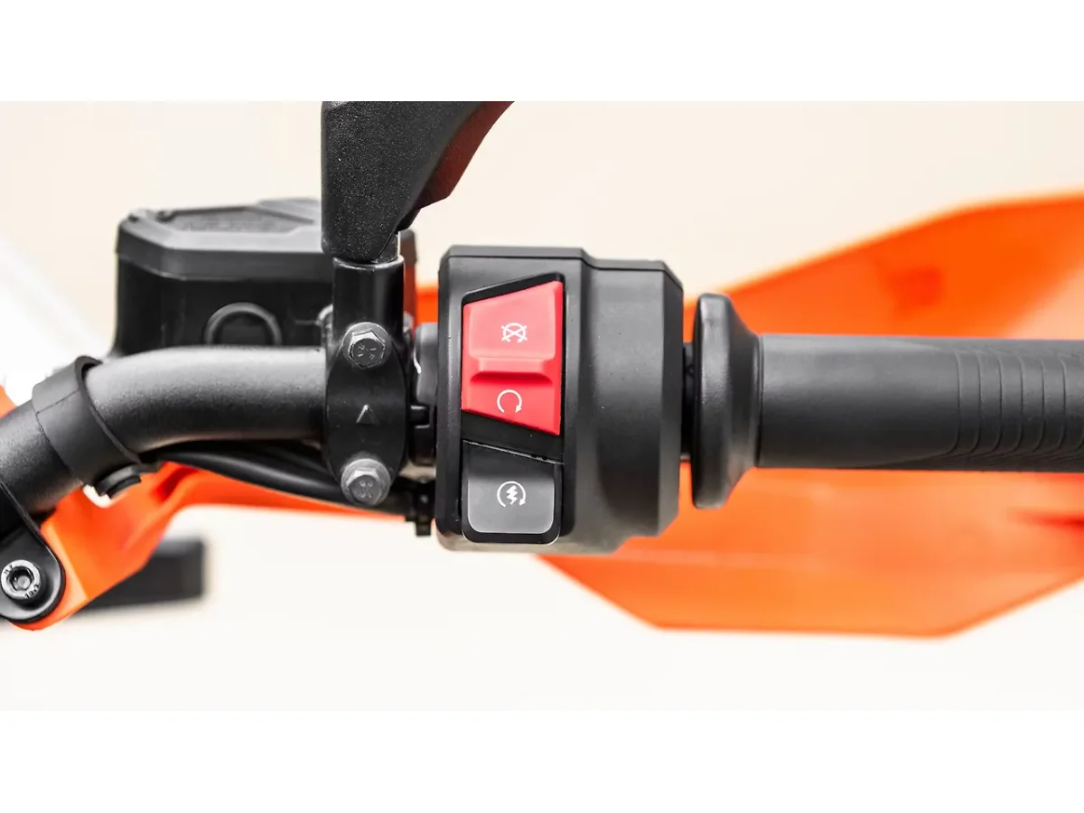 KTM 390 Adventure X engine start switch