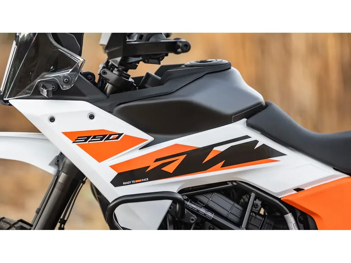 KTM 390 Adventure fuel tank graphics
