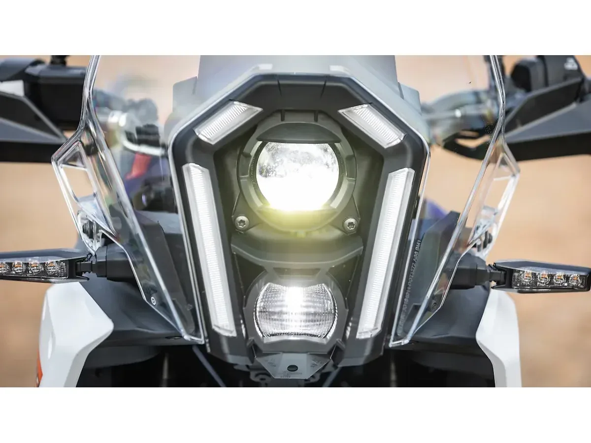 KTM 390 Adventure LED headlight with DRL