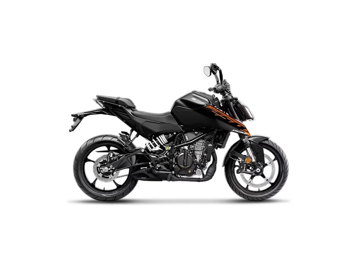 KTM 250 Duke Ebony Black side profile