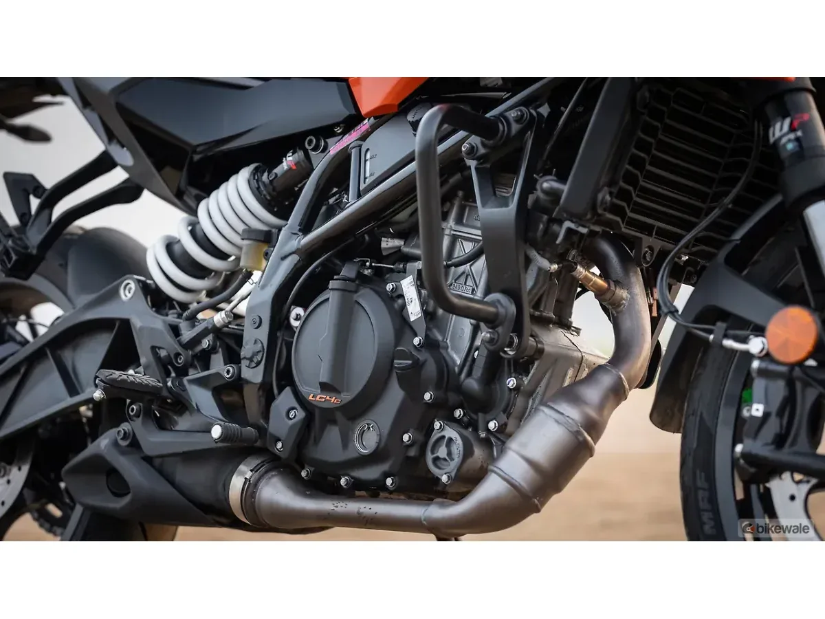 KTM 250 Duke engine close-up