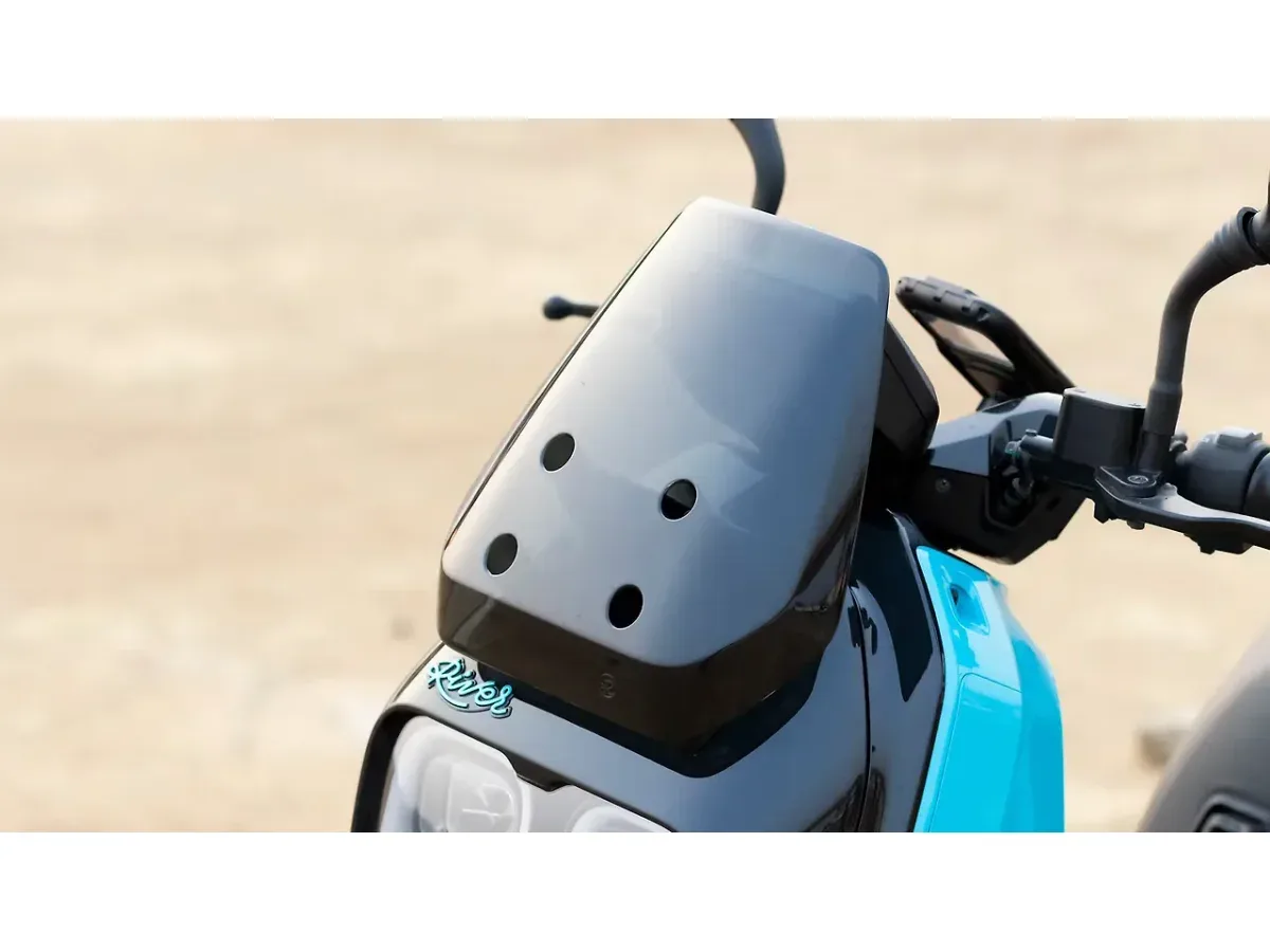 River Indie front visor