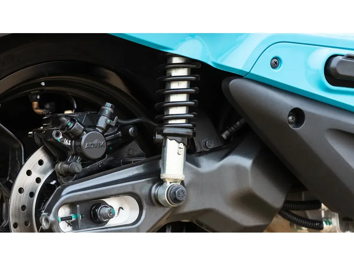 River Indie rear suspension