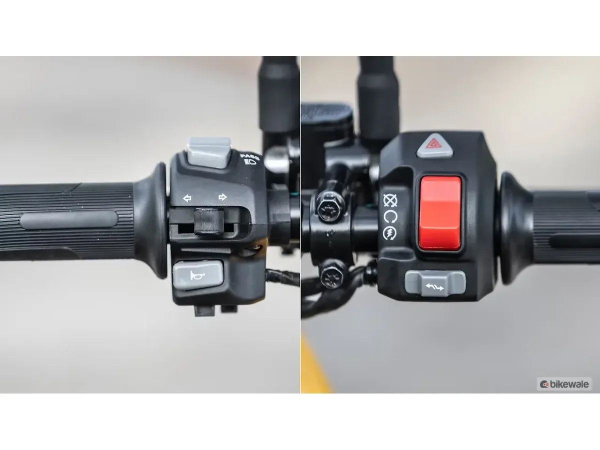 River Indie right handlebar switchgear