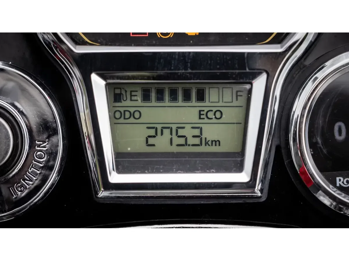 Royal Enfield Classic 350 distance-to-empty display