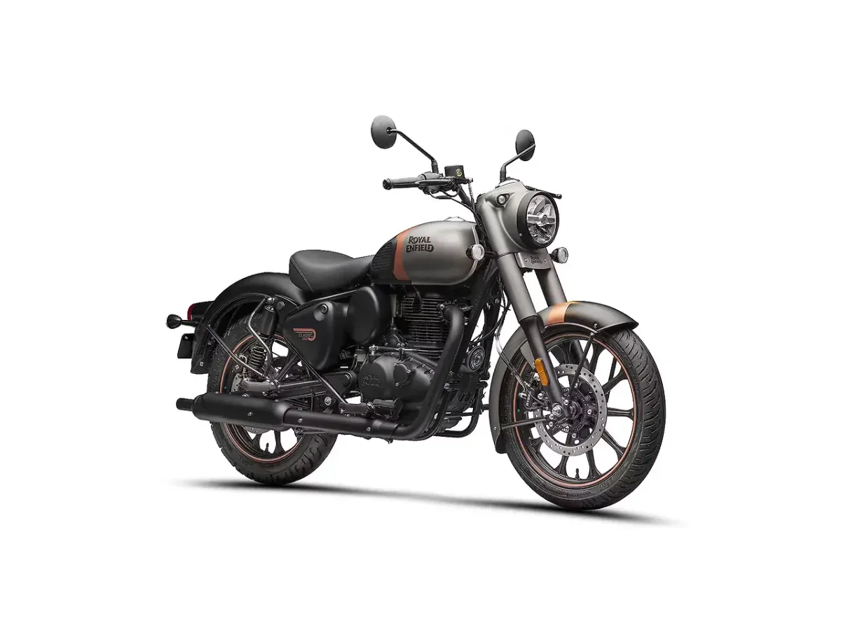 Royal Enfield Classic 350 right front three-quarter view