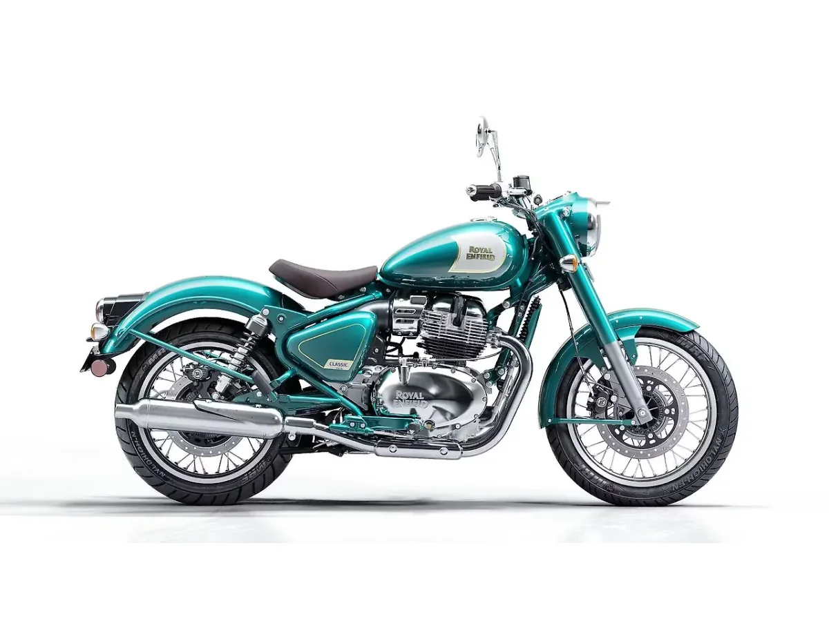 Royal Enfield Classic 650 Teal side profile