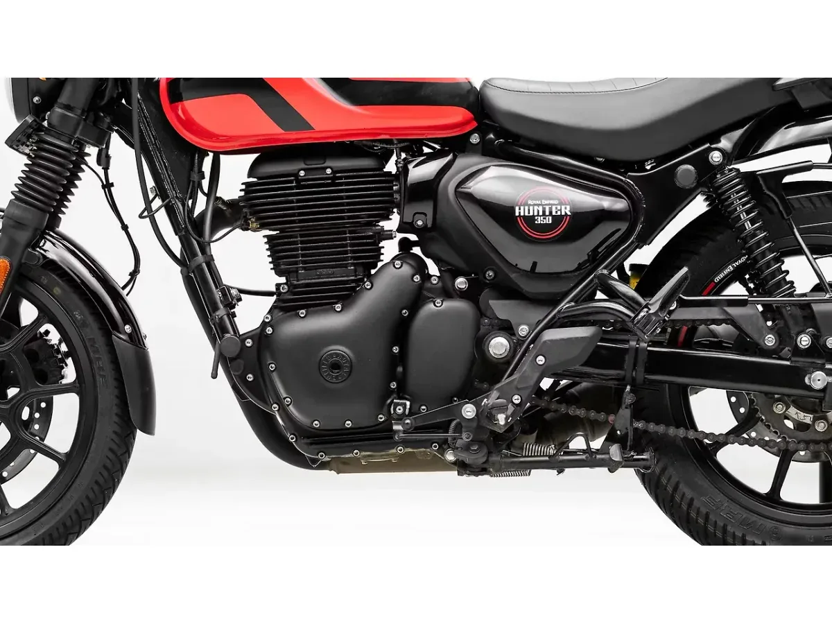 Royal Enfield Hunter 350 engine left side