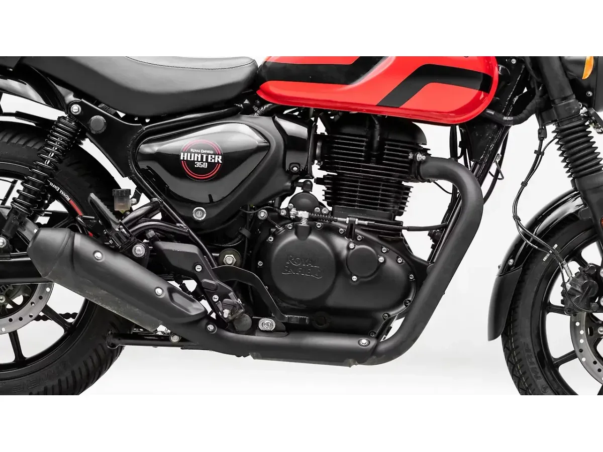 Royal Enfield Hunter 350 engine right side