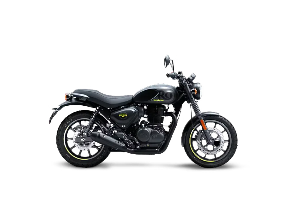 Royal Enfield Hunter 350 Graphite Grey colour option