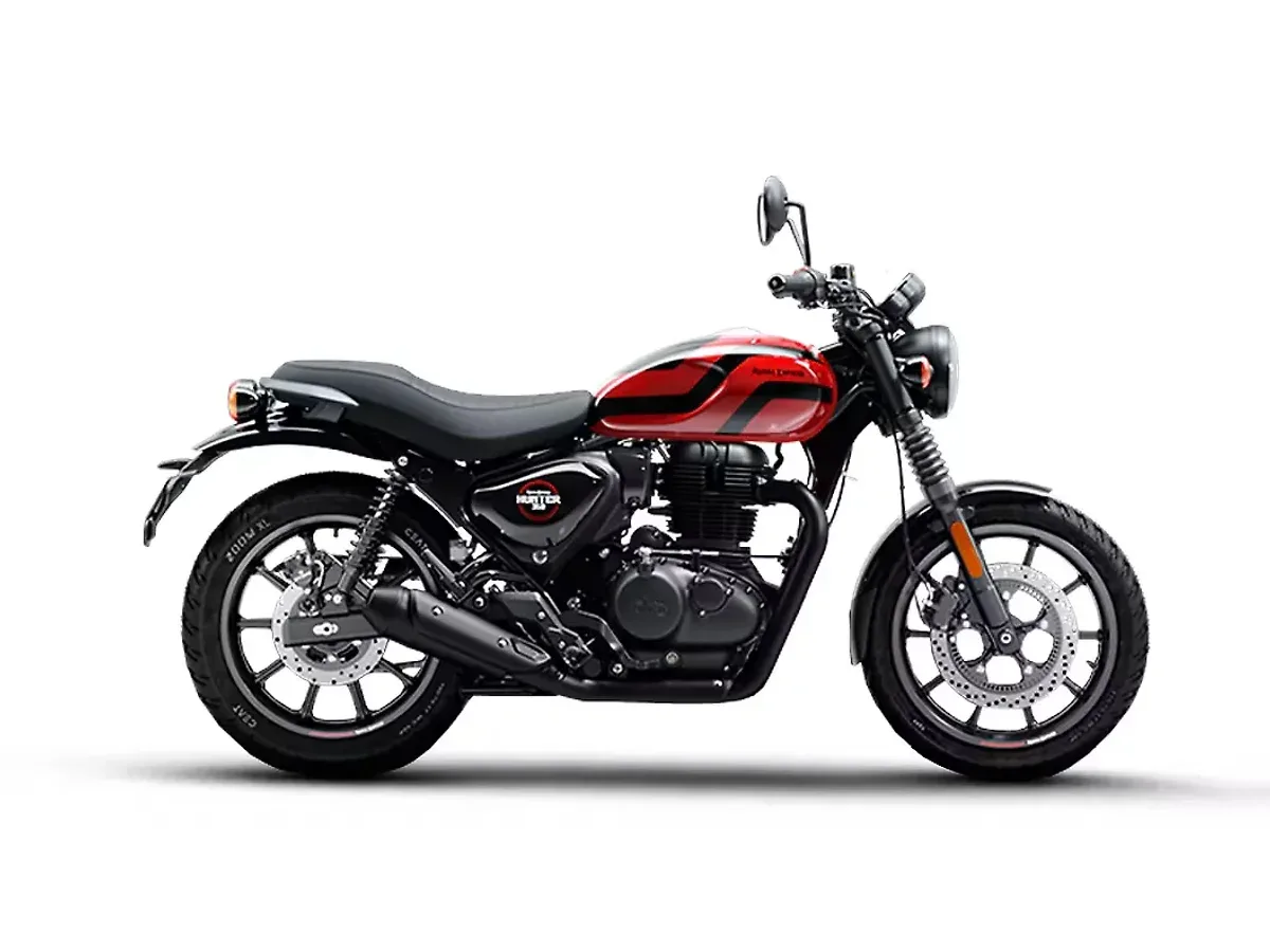 Royal Enfield Hunter 350 London Red colour option