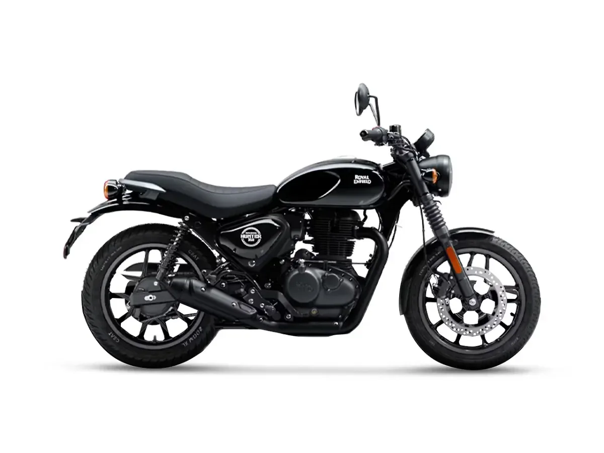 Royal Enfield Hunter 350 Tarmac Black colour option