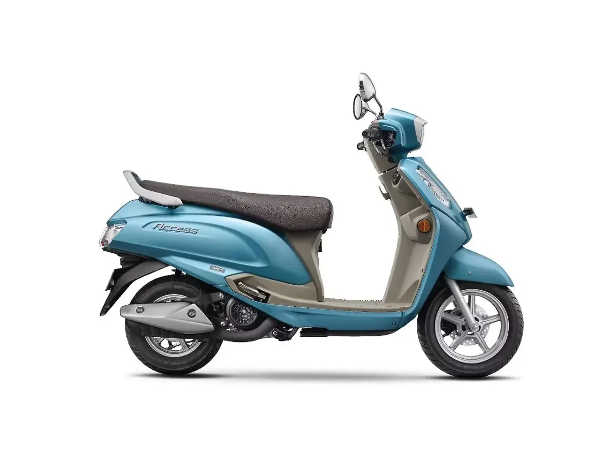Suzuki Access 125 Pearl Matte Aqua Silver colour option