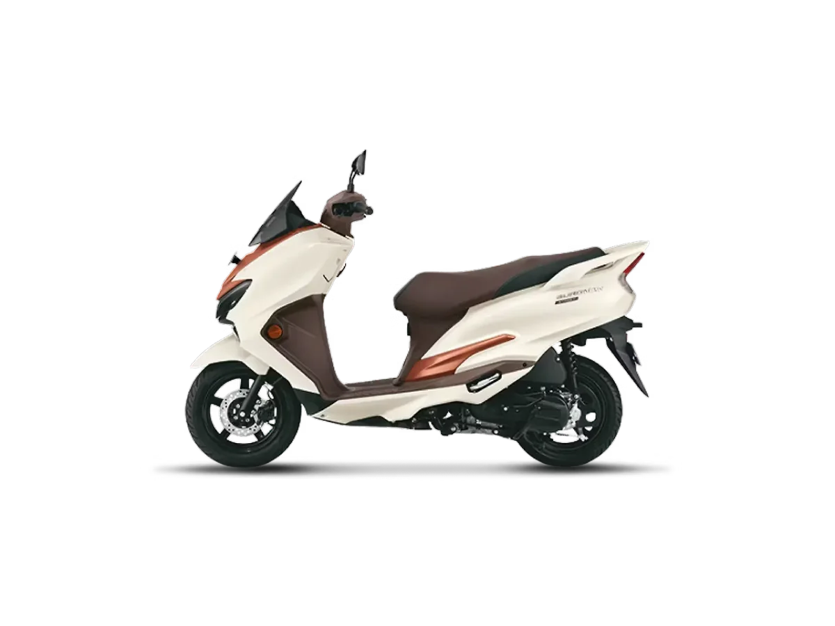 Suzuki Burgman Street 125 left side view