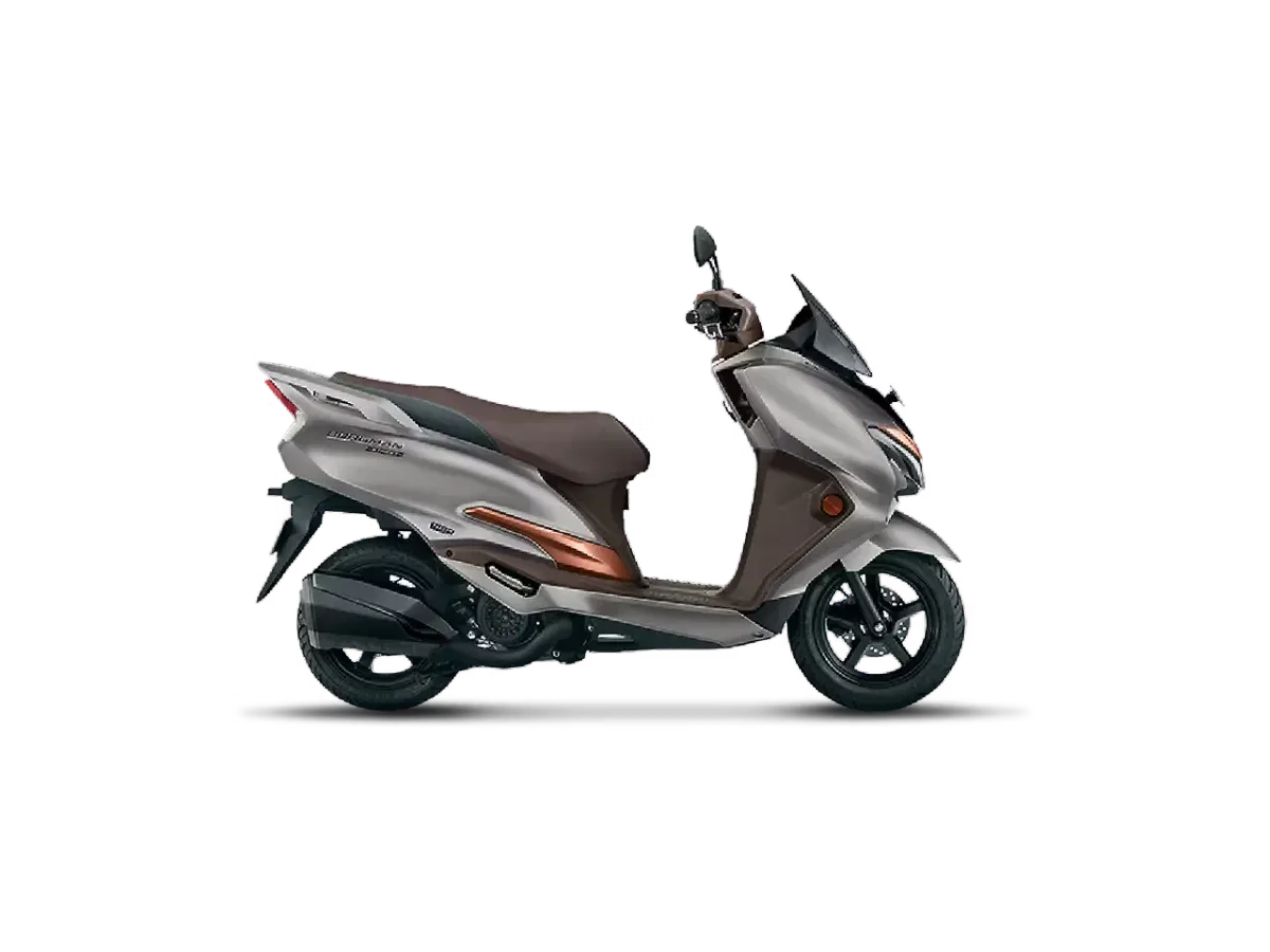 Suzuki Burgman Street 125 Metallic Matte Platinum Silver colour option