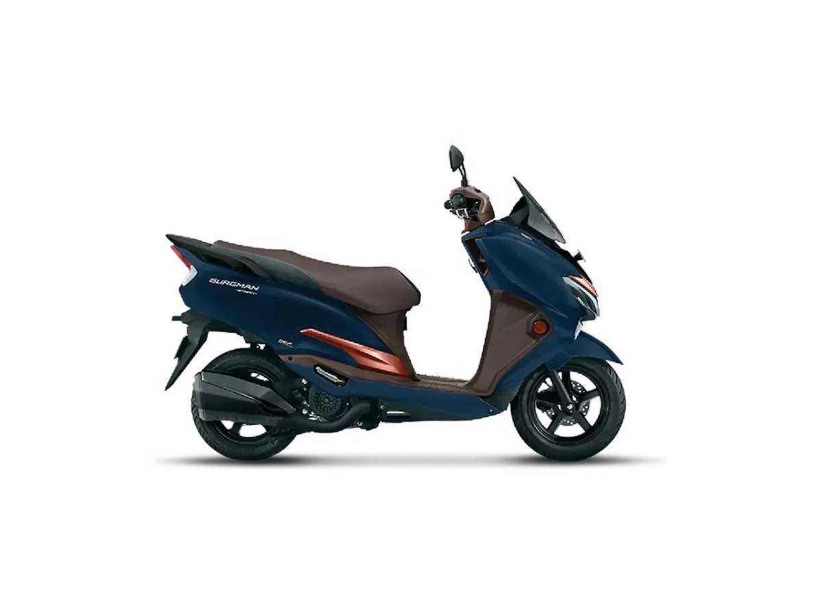 Suzuki Burgman Street 125 Metallic Matte Stellar Blue colour option