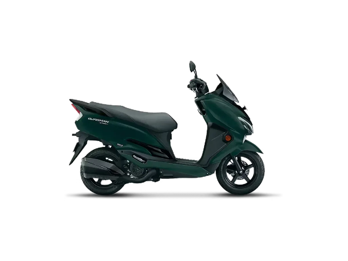 Suzuki Burgman Street 125 Pearl Matte Shadow Green colour option